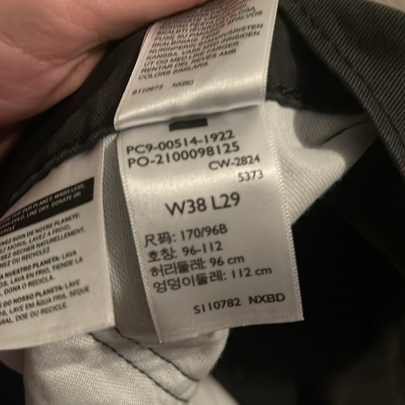 Levi's 514 Dark Gray Denim Jeans 38 x 29 casual pants - Picture 2 of 5